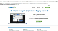 Desktop Screenshot of itracglobal.com